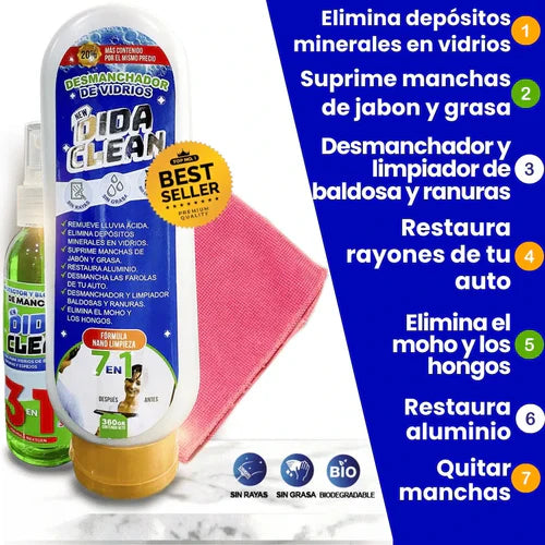 ✨DESMANCHADOR DE VIDRIOS | DIDA CLEAN 🫧