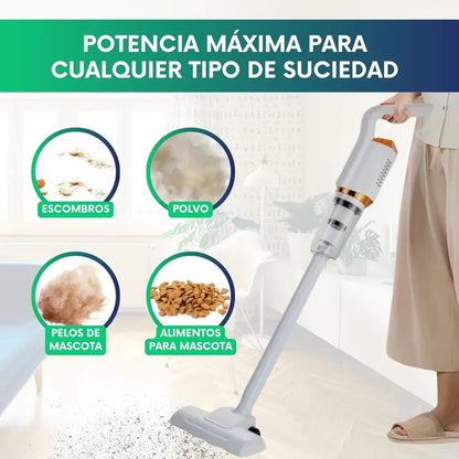 🔋🧹 ASPIRADORA INALÁMBRICA MULTIFUNCIONAL 3 EN 1 🧼✨