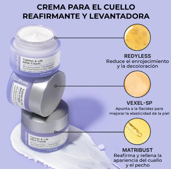 🧴 CREMA REAFIRMANTE LIFTING PARA EL CUELLO 💆‍♀️